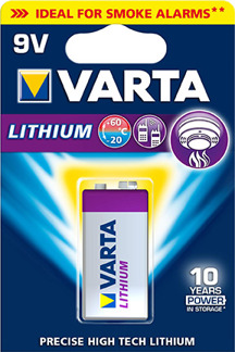 Batteri 9V Lithium