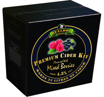 Bulldog Premium Cider Kit - Mix Berries - Hallon/Blåbär