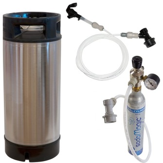 Komplett fatölsanläggning 9,18,19&23L - Startkit fatölanläggning 18L beg