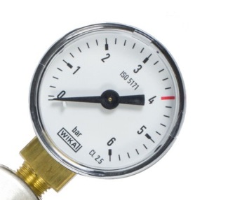 Manometer lågtryck till r­e­g­u­l­a­t­o­r