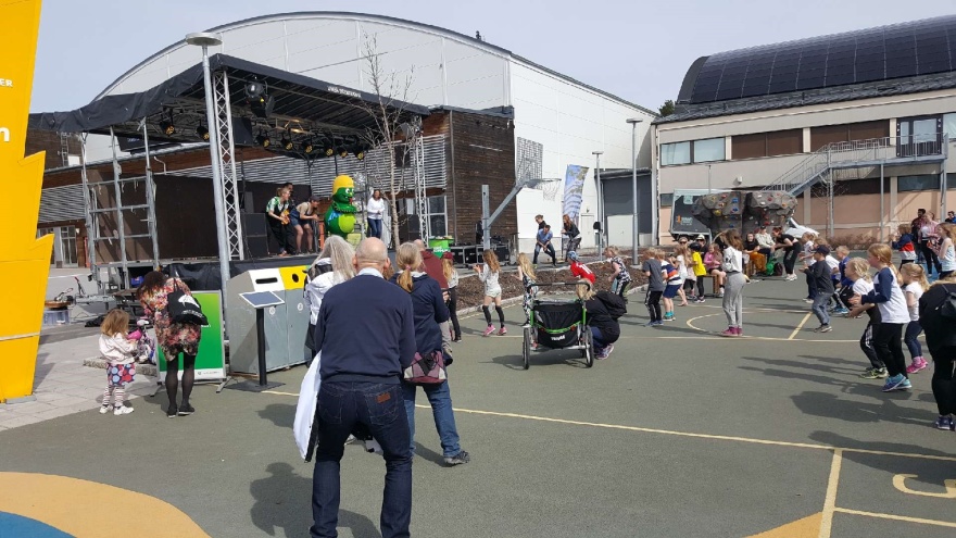 Energiparken i samband med invigningen Energiparken i samband med invigningen