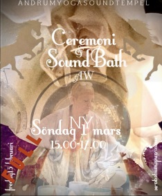 SOUNDJOURNEY SOUNDBATH SOUNDHEALING AW - CEREMONI & SOUND JOURNEY  AW