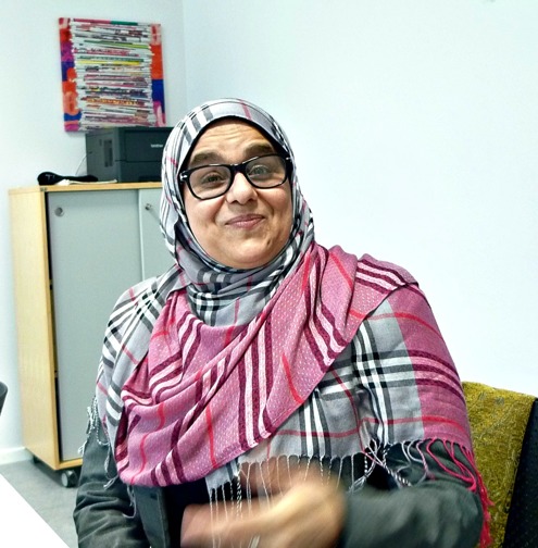 Hyam El Sayed har gått många kurser på Folkhögskolan i Angered, både konsntärliga och allmänna Hyam El Sayed har gått många kurser på Folkhögskolan i Angered, både konsntärliga och allmänna