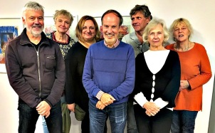 Lars Gustafsson, Cecilia Arcini, Mirella Pejcic, Gunnar Westerling, Göran Byhlin (personalrepresentant), Birgitta Nesterud, Anna Nelsson. Lars Gustafsson, Cecilia Arcini, Mirella Pejcic, Gunnar Westerling, Göran Byhlin (personalrepresentant), Birgitta Nesterud, Anna Nelsson.