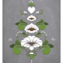 Kurbits i gröna och vita nyanser - 70 x 100 cm