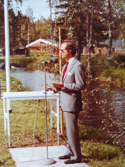 HM Carl XVI Gustaf invigningstalar vid Kälarne försöksstation år 1983