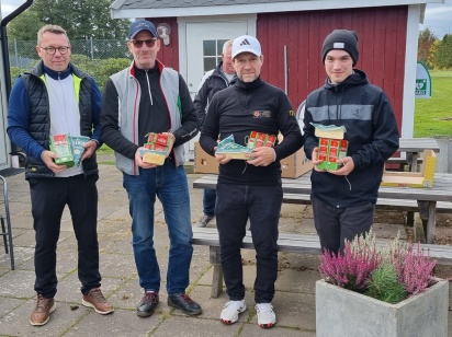 2:a plats: Team Lennart Sjö:  Stefan Sjö, Lennart Lindahl,Ola Sjö, Lucas Sjö