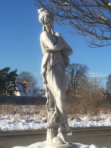 staty Venus , trädgårdskonst
