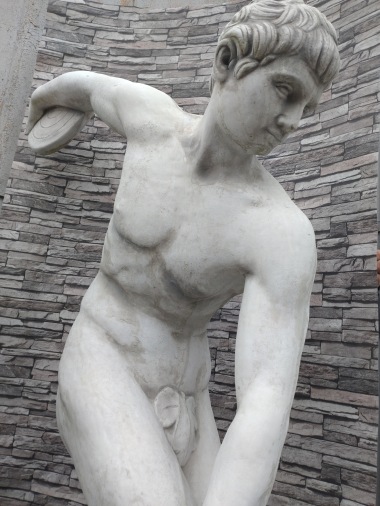 Staty Amorette marmorkonst, betongkonst