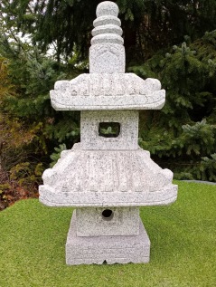 Japanska trädgårdar  Pagod lanterna granit