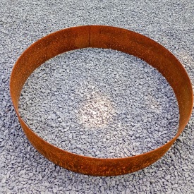 cortenstål ring trädgård