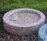 fågelbad fågelbad i granit trädgårdskonst