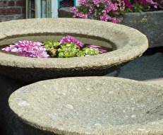 vattenskål Lotus till trädgården , minidamm, fontänskål
