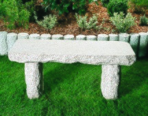 granitbänk granit trädgårdskonst