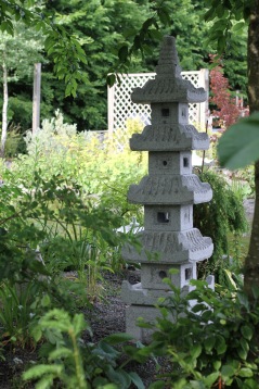 japansk trädgård japanska granithus zen pagod pagoda trädgårdskonst