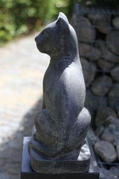 träfgårdskonst katt, natur