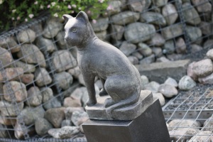 Trädgårdskonst, betongkatt