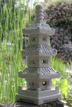 Pagod lanterna japansk trädgård 60cm