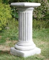 Trädgårdskonst pelare