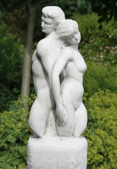 staty vit man och kvinna