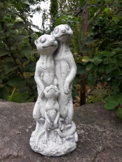 staty surikater trädgårdskonst