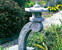 Japanska granithus, japansk trädgård