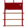 Stable Organizer/Hanger - 4 bars red