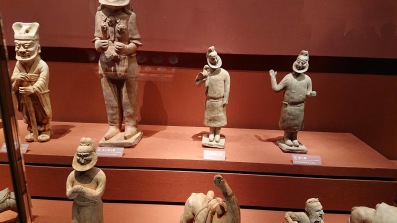 European-looking farmers or traders in a Chinese tomb from 2nd c. BCE, Hunan province. From Hunan Provincial Museum. Photo: Gerd Carling European-looking farmers or traders in a Chinese tomb from 2nd c. BCE, Hunan province. From Hunan Provincial Museum. Photo: Gerd Carling