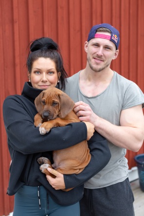 Valter tillsammans med Charlotte & Lukas Valter tillsammans med Charlotte & Lukas