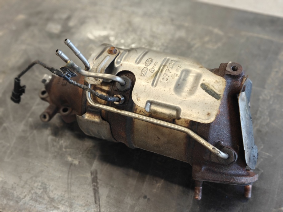 Hyundai partikelfiter som ska servas