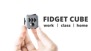 Fidget cube - svart/grå