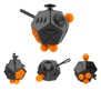 Fidget cube 2.0 - Orange/svart