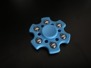 Fidget spinner hexagon - Ljusblå