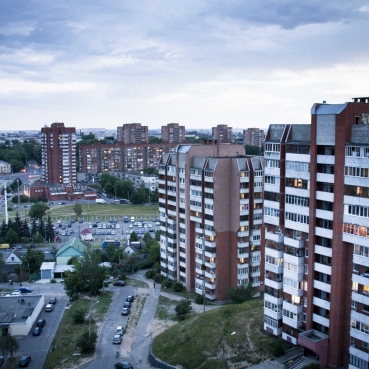 Bostadsområde i Minsk