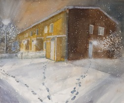 Sven Teglund "Snöfall på Docentvägen"