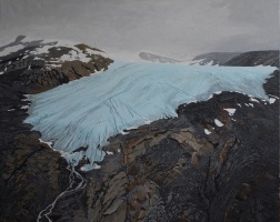 Glaciär verk av Charlotta Rosengren