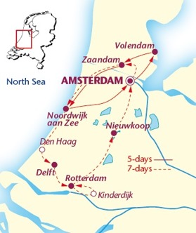 Det bästa av Holland 280 km (Klicka för större bild)
