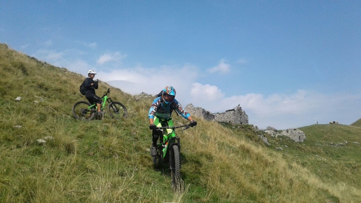 Mountainbike tur med utsikt Mountainbike tur med utsikt