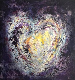 Listen to your heart - 60 x 63 cm