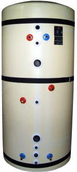 Ackumulatortank TS500, med PUR-isolering, som minskar värmeförlusten till det minimala. Den har en förvärmingsslinga som börjar extra långt ner i botten, som gör att solfångaren producerar mer energi. Ackumulatortank TS500, med PUR-isolering, som minskar värmeförlusten till det minimala. Den har en förvärmingsslinga som börjar extra långt ner i botten, som gör att solfångaren producerar mer energi.