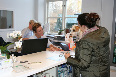 Reception, Veterinären i Stallarholmen