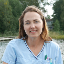 Angela Blomqvist, leg djursjukskötare
