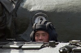 Foto från militärparaden i Nordkorea april 2012: Maria Langen Foto från militärparaden i Nordkorea april 2012: Maria Langen