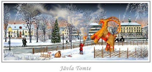 Alla väntar i Gävle. Ja, i hela världen! Tänk om det är han? Alla väntar i Gävle. Ja, i hela världen! Tänk om det är han?