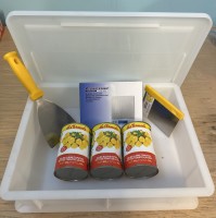 Deglåda med tillbehör