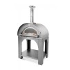 Pulcinella vedeldad pizzaugn - Clementi - 100x80 cm Pulcinella ved - ugn & ställning i rostfritt stål