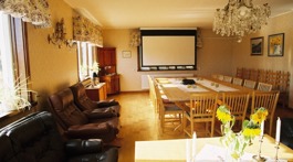 Matsalen möblerad för konferens - (gammal bild före renovering) Matsalen möblerad för konferens - (gammal bild före renovering)