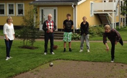 Boule-bana på Villa Lowar tomten Boule-bana på Villa Lowar tomten