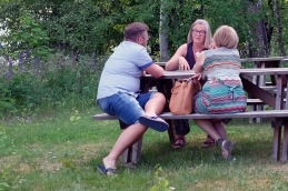 Diskussioner i kaffepaus