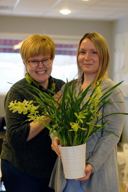 Jessica Pettersson avtackas efter sitt arbete inom VRKs styrelse